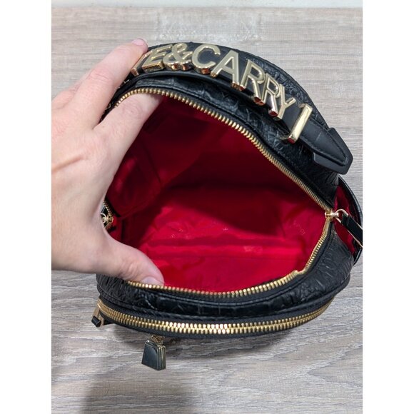 Tote & Carry Apollo 2 BFF Faux Leather Mini Backpack Crocodile Embossed Texture - Picture 12 of 16